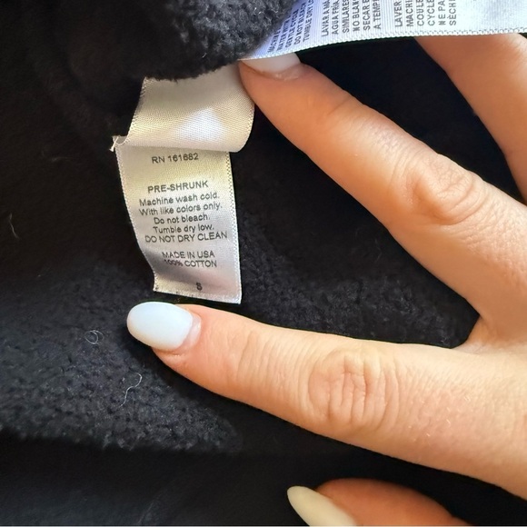 Good American Oversized Crew Neck B Project "Self Made Woman" Sweatshirt Black L - Picture 9 of 10